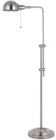 Cal® Lighting & Accessories Croby Pharmacy Brushed Steel Floor Lamp-0