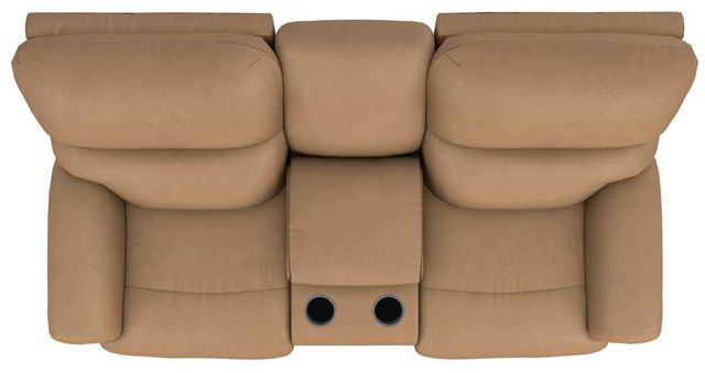 La-Z-Boy® Trouper Fawn Power Reclining Loveseat with Console, Headrest, and Lumbar-4