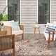 Nourison Home™ Garden Oasis Mocha 5'x7' Style 2 Area Rug-1