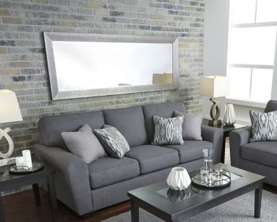 Signature Design by Ashley® Duka Silver Floor Mirror-2