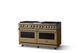Viking® 5 Series 60" Golden Hour Pro Style Dual Fuel (NG) Range with Polished Chrome Trim-2