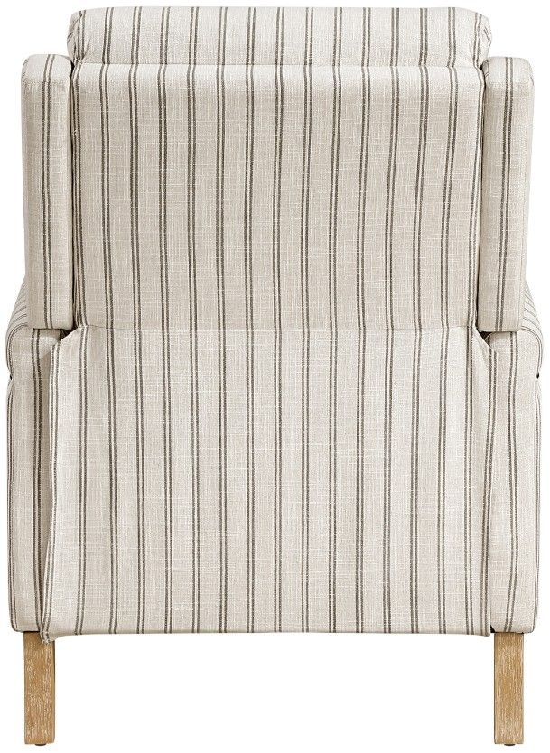 Homelegance® Burton Gray/White Manual Reclining Chair-4