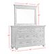 Elements International Morrison Smokey Walnut Dresser and Mirror-3