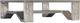 Hooker® Furniture Melange Saber Glass Top Cocktail Table with Silver Base-0
