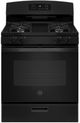 GE® 30" Black Freestanding Gas Range-0