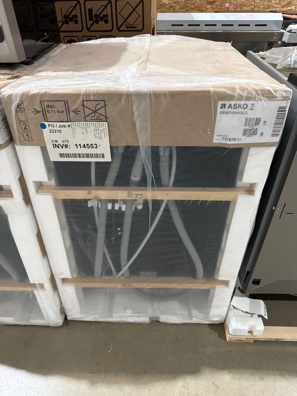 Clearance ASKO 50 Series 24" Stainless Steel Built In Dishwasher-0