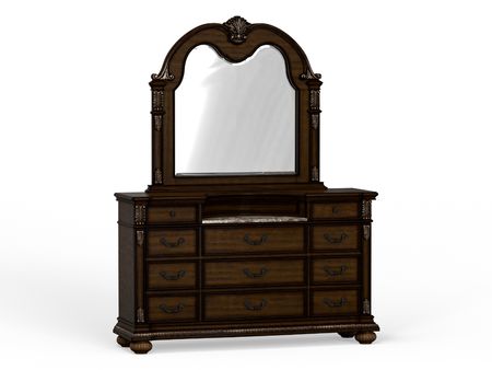 Abbey Dresser and Mirror Set
