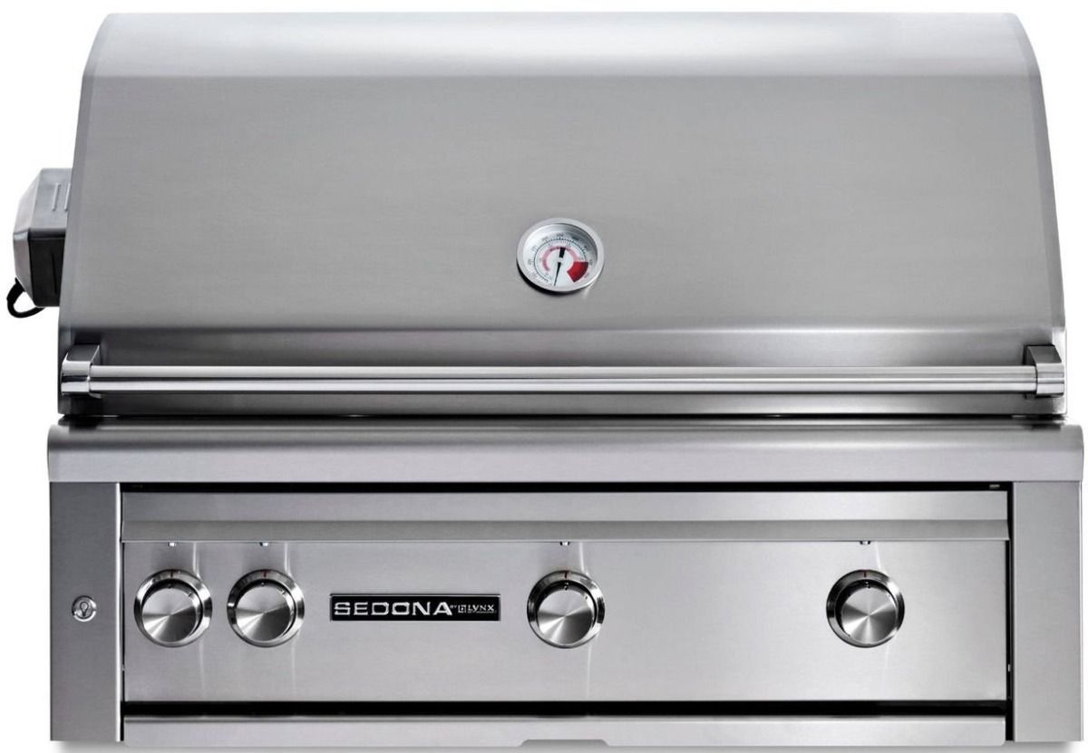 LYNX® Sedona 36" 3-Burner Stainless Steel Built-In Liquid Propane Grill with Rotisserie