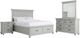Elements International Slater 4-Piece Gray King Platform Bedroom Set-0