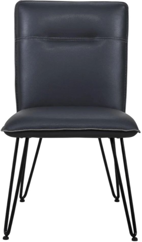 Modus Furniture Crossroads Demi Cobalt Upholstered Dining Side Chair-2