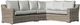 Enclover Tulip Collection 6 Seat Sectional - Canvas Granite-0