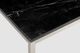 Magnussen Home® Kira Black Marble Cocktail Table with Brushed Nickel Base-2