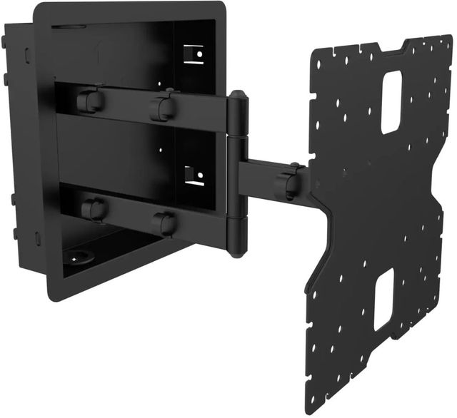 Kanto R400 Pro Series Recessed Articulating Black TV Mount-4