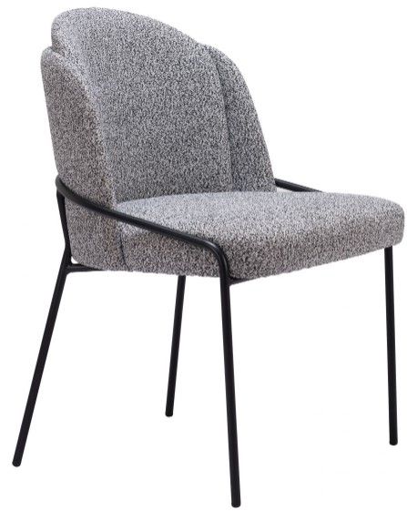 Zuo® Modern Jambi White/Black Dining Side Chair-0