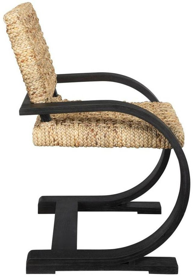Uttermost® Rehema Black Dining Chair-4