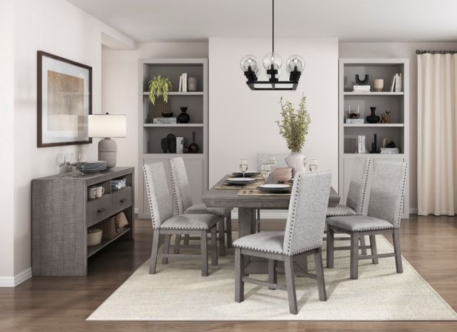 Homelegance® Gresham Gray Dining Table-1