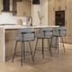 Amisco Customizable Wyatt Swivel Bar Stool-1