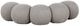 Meridian Furniture Apollo Taupe 75" Boucle Fabric Upholstered Bench-1