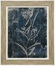 Stylecraft Blue Floral Textured Blue Wall Art-0