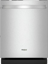 Whirlpool® 24" Fingerprint Resistant Stainless Steel Top Control Built In Dishwasher