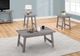 Monarch Specialties Inc. 3 Piece Grey Table Set-2
