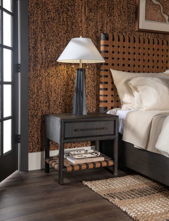 Modus Furniture Dorsey Basalt Gray 1-Drawer Nightstand-1