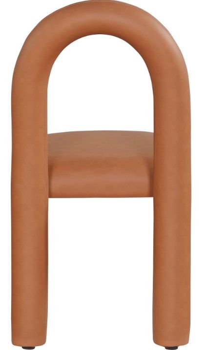 Meridian Furniture Amari Cognac Upholstered Dining Chair-4