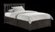 Night & Day Furniture™ Spices Bedroom Dark Chocolate Queen Drawer Pedestal Bed-0