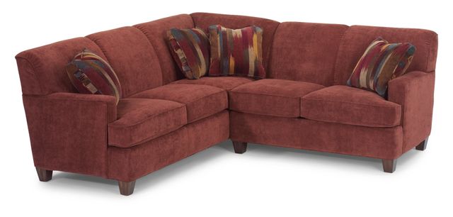 Flexsteel® Dempsey Dark Red Sectional-1