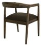 International Furniture Direct Natural Teca Brown Arm Chair-2