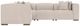 Bernhardt Bliss Bernhardt Living 5-Piece Beige L-Shape Power Reclining Sectional-0