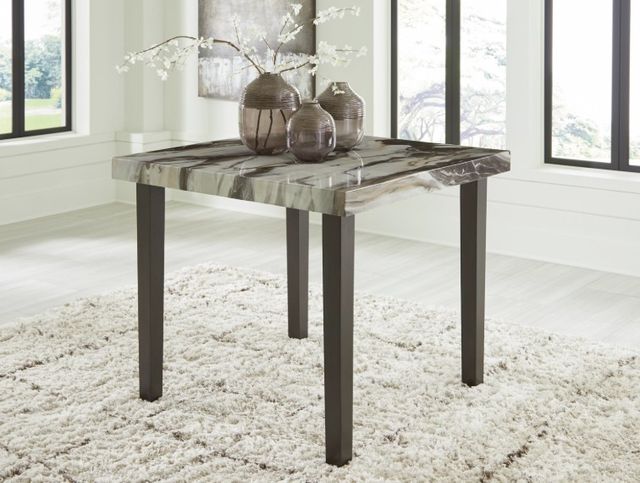 Signature Design by Ashley® Jeshina Beige Counter Table with Dark Brown Base-2