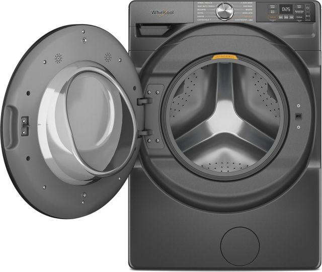 Whirlpool® 4.5 Cu. Ft. Volcano Black ENERGY STAR® Certified Front Load Washer with FreshFlow™ Vent System-1