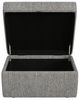 Flexsteel® Flex Gray Square Storage Ottoman-3