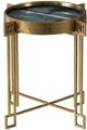 A & B Home Weathered Gold Side Table-1