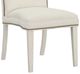 Fairfield® Customizable Entree Dining Empire Tall Back Armless Stack Dining Chair with Linen Legs-2