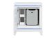 Global Furniture USA Alina White Nightstand with Hidden Fridge-0