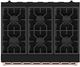 Thor Kitchen® Gordon Ramsay 36" Black/Rose Gold Freestanding Pro Style Gas Range with Precision Knob-5