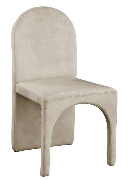 Meridian Furniture Summer Stone Velvet Dining Side Chair-0