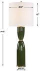Uttermost® Nacua Deep Green Table Lamp-3