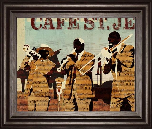 Classy Art CafŽ St. Jean by Kyle Mosher Wall Art-0