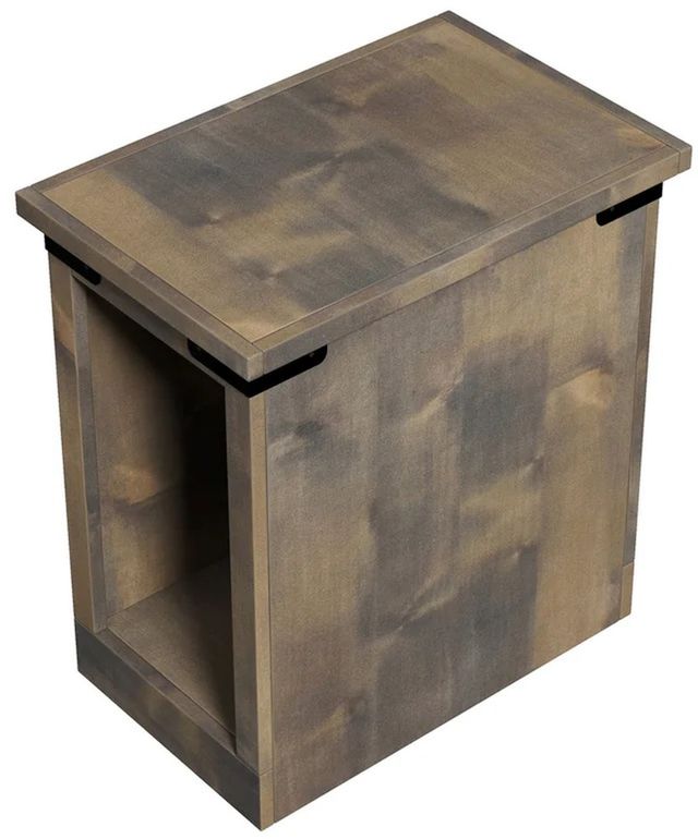Legends Home Farmhouse Barnwood Chairside Table-3