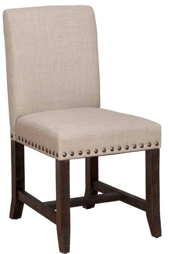 Modus Furniture Yosemite Beige/Cafe Upholstered Dining Chair-0