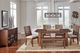 A-America® Anacortes Salvaged Mahogany Rectangular Trestle Table-2