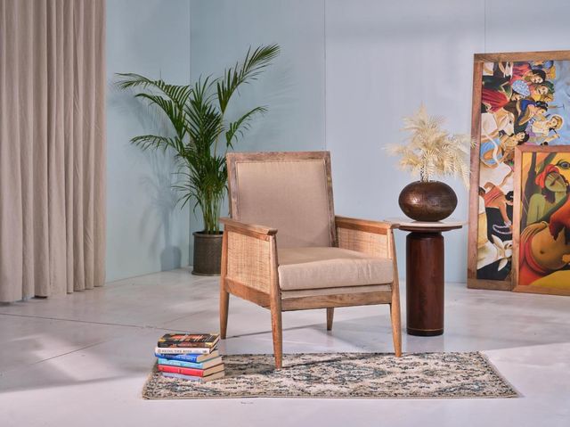 Jaipur Furniture Haralson Brown Chair-1