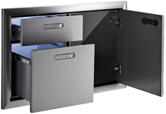 LYNX® Professional Ventana 36" Stainless Steel Door Drawer Combination-1