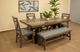 International Furniture Direct Loft Brown 5-Piece Brown/Gray Dining Set-3