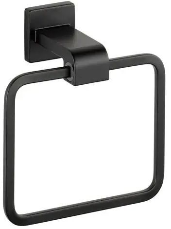 Delta Ara® Matte Black Towel Ring-0