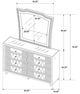 Coaster® Lorient Black Dresser and Mirror-2