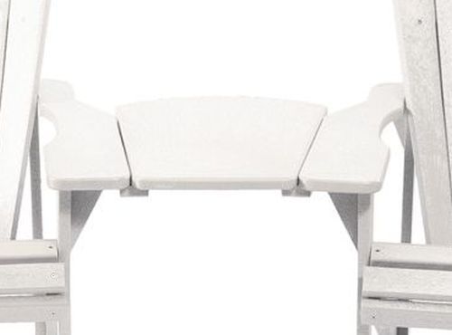 C.R. Plastics White Arm Table-1